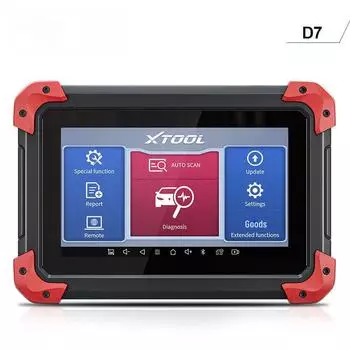 Сканер XTOOL D7 OBD2: Инструмент для диагностики всех систем автомобиля, упрощающий техническое обслуживание транспортного средства.