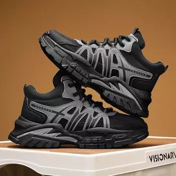 Скейтборды мужские высокие зимние теплые кроссовки на шнуровке плоские толстые нескользящие спортивные туфли высокого качества обувь среднего возраста 39