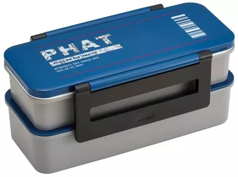 Skater 2 Tier Bento Box 1300 мл PHAT Сделано в Японии PJW13-A синий