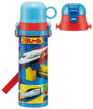 Skater 2WAY Stainless Steel Water Bottle 570ml with Cup Plarail 21 SKDC6 Children s
