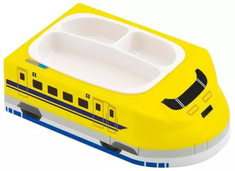 Skater 3D Lunch Plate Antibacterial Tableware Dish Lunch with Dividers Kids Children Plarail Doctor Yellow Boys LUPD3AG Children s