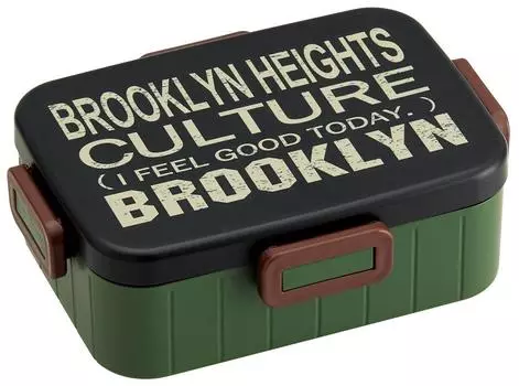 Skater 4 Point Lock Lunch Box 900ml Large Capacity Lunch Box 1 Tier Brooklyn Made in Japan YZFL9 Men s
