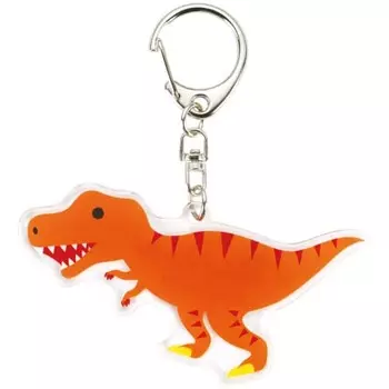 Skater Acrylic Keychain Dinosaur Tyrannosaurus ZACK1-A