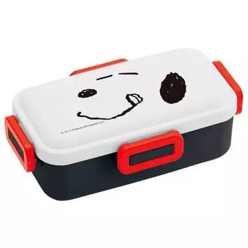 Skater Ag+ Antibacterial Fluffy Lunch Box 530ml Snoopy Face Peanuts Made in Japan PFLB6AG-A