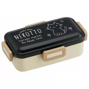 Skater Ag+ антибактериальный пушистый ланч-бокс 530 мл для кошек Сделано в Японии PFLB6AG-A