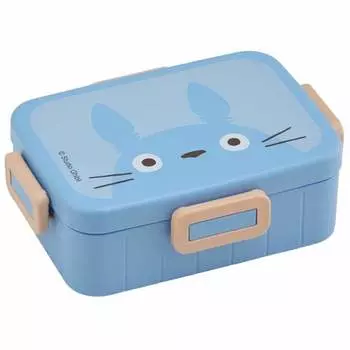 Skater Ag+ Silver Ion антибактериальный 4-точечный замок Bento Box 650 мл Totoro My Neighbor Totoro Face Ghibli YZFL7AG