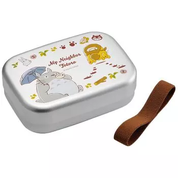 Skater Aluminum Bento для совместимого с Warm включает обед, сделанный в коробке ALB5NV, 370 мл, для детей, для хранения, пояс, Япония, Ghibli, Totoro, Nekobus,