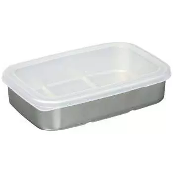 Skater Aluminum Rapid Freezing Storage Container M 840ml Natural Made in Japan AKH3