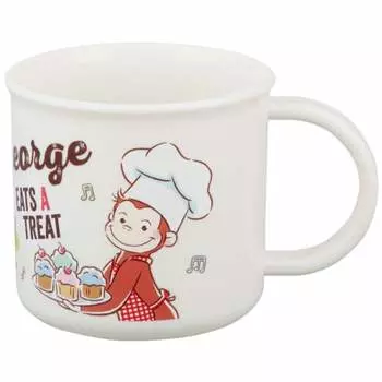 Skater Antibacterial Cup 200ml Curious George 23 Dishwasher Safe Made in Japan KE4AAG-A