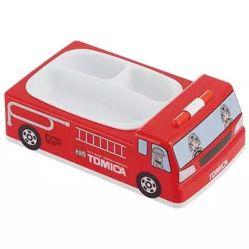 Skater Antibacterial Die Cut Lunch Plate Tableware Dish Children Dividers Kids Car Tomica Ambulance Children LUPD3-A