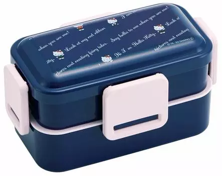 Skater Antibacterial Fluffy 2 Tier Bento Box 600ml Sanrio Hello Kitty 21 Made in Japan PFLW4AG Ag+