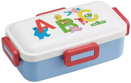 Skater антибактериальная пушистая крышка-купол Bento Box 530 мл Sesame Street Сделано в Японии PFLB6AG-A