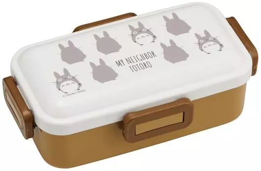 Skater Antibacterial Fluffy Dome Lid Bento Box 530ml My Neighbor Totoro Silhouette Ghibli Made in Japan PFLB6AG-A