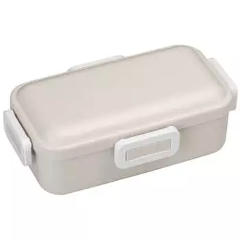 Skater Antibacterial Fluffy Dome Lid Bento Box 530ml Dull Gray Made in Japan PFLB6AG-A