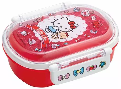Skater Antibacterial Fluffy Lunch Box 360ml Sanrio Kitty Stylish Girl Made in Japan Children s Ag+ QAF2BAAG-A