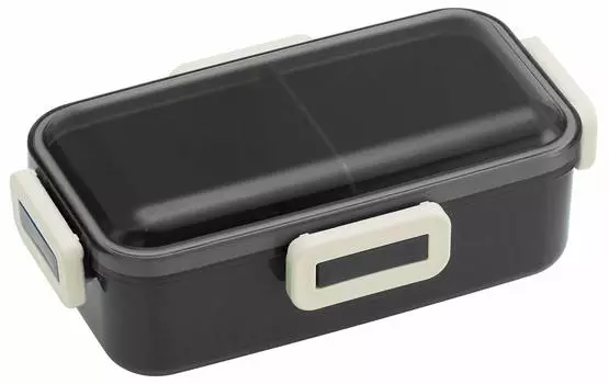 Skater Antibacterial Fluffy Lunch Box 530ml Retro French Black Made in Japan PFLB6AG Ag+