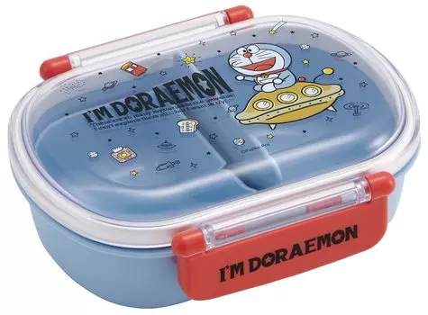 Skater Antibacterial Lunch Box Fluffy 360ml Doraemon Space Stroll Made in Japan Children s QAF2BAAG-A