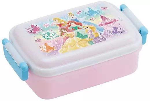 Skater Antibacterial Lunch Box Fluffy 450ml Disney Princess 22 Girls Made in Japan Children s RBF3ANAG-A