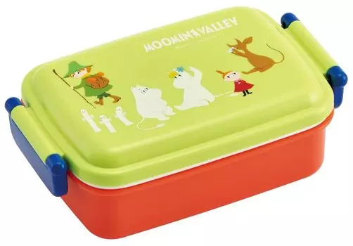 Skater Antibacterial Lunch Box Fluffy 450ml Moomin Made in Japan Children s RBF3ANAG-A