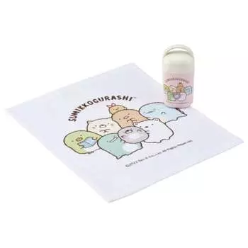 Skater Antibacterial Набор влажных полотенец с чехлом Влажное полотенце Sumikko Gurashi Mole House Сделано в Японии 32 x 30,5 см OA5AG-A