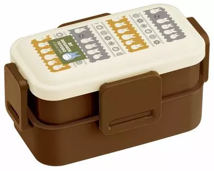 Skater Antibacterial Soft Serving Lunch Box 600ml Little Totoro Ghibli Made in Japan PFLW4AG Ag+ 2-Tier