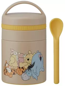 Skater Antibacterial Thermal Insulation Soup Jar Small Size Disney Winnie the Pooh 180ml LJFC2NAG-A