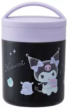 Skater Antibacterial Thermal Insulation Soup Jar Soup Pot 300ml Kuromi Kawaii Sanrio LJFC3AG-A