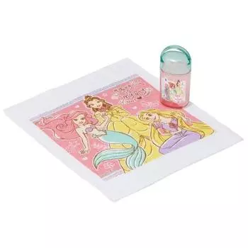 Skater Antibacterial Wet Towel Set with Case Wet Towel Disney Princess 23 Made in Japan 32 x 30.5cm OA5AG-A