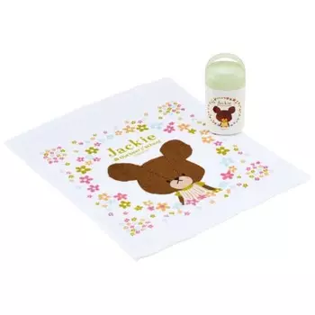 Skater Antibacterial Wet Wet Set with Case Wet Wet Bear School Made in Japan 32 x 30.5 cm OA5AG-A