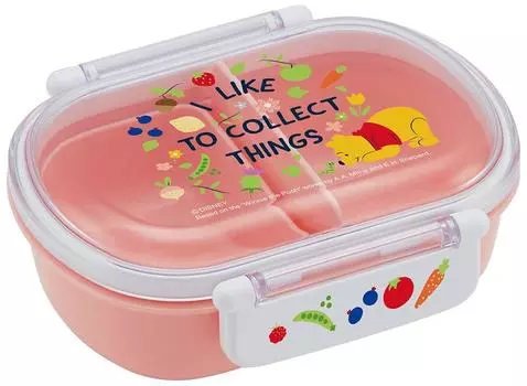 Skater антибактериальный ланч-бокс пушистый 360 мл Disney Winnie the Pooh LOVEGROW Сделано в Японии Детский QAF2BAAG-A