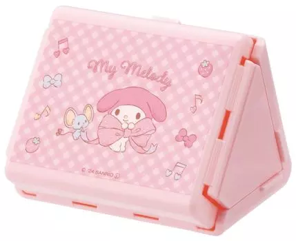 Skater Антибактериальный складной чехол для рисовых шариков, держатель для рисовых шариков, чехол для рисовых шариков, ланч-бокс Sanrio My Melody Big Ribbon Girl FON1AG