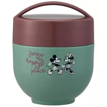 Skater антибактериальный термобокс для ланча чаша-баночка 540 мл Disney Mickey & Friends сероватый LDNC6AG-A