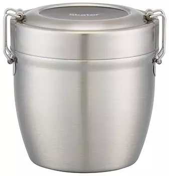 Skater антибактериальный термобокс для ланча чашеобразный нержавеющая сталь ланч-бокс 550 мл серебристый STLBD6AG-A