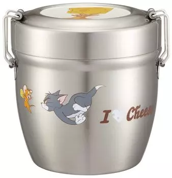 Skater Антибактериальный термобокс для ланча из нержавеющей стали в форме чаши Tom Jerry 550 мл & STLBD6AG-A