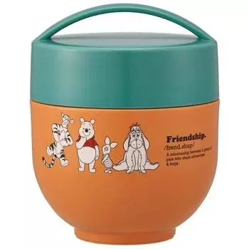 Skater антибактериальный термобокс для ланча в форме чаши 540 мл Disney Winnie the Pooh Mute Color LDNC6AG-A