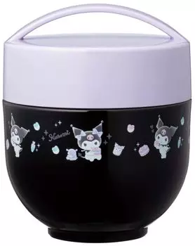 Skater антибактериальный термоконтейнер для ланча чаша-баночка Kuromi милый Sanrio 540 мл LDNC6AG-A