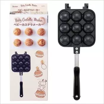 Skater Baby Castella Maker Веселье для родителей и детей Открытый огонь Снупи Легко чистить ALOCT1-A