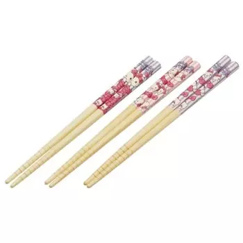 Skater Bamboo Chopsticks Chopsticks 16.5cm Set of 3 Hello Kitty Sanrio ANT2T-A