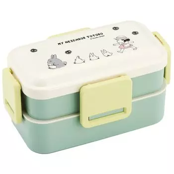 Skater Bento Box 2 яруса 600 мл для женщин антибактериальная пушистая куполообразная крышка сделано в Японии Ghibli Мой сосед Тоторо Март PFLW4AG
