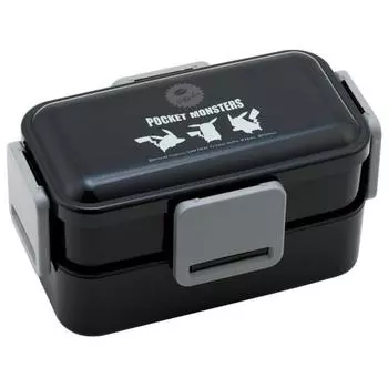 Skater Bento Box, 2 Tiers, 850ml, Antibacterial, Fluffy Dome Lid, Large Capacity, Men s Lunch, Made in Japan, Pokemon POKEMON PFLW9AG