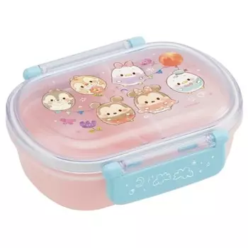 Skater Bento Box 360ml Disney Ufufi Mickey Mouse Friends Antibacterial for Children Made in Japan QAF2BAAG-A