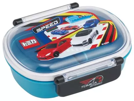 Skater Bento Box 360ml Tomica 23 Antibacterial for Children Made in Japan QAF2BAAG-A