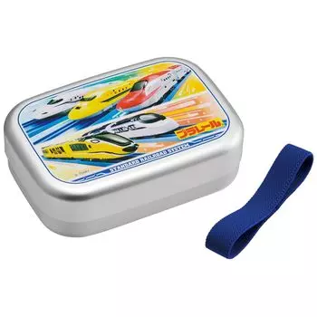 Skater Bento Box 370 мл Plarail 24 алюминиевый теплый контейнер для хранения, подходящий для детей, сделано в Японии ALB5NV-A