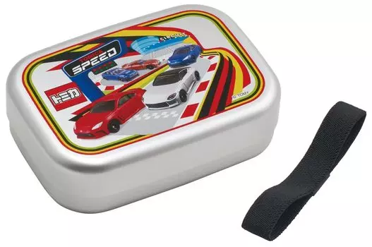 Бокс для бенто Skater 370 мл Tomica 23 из алюминия, теплая посуда, подходит для детей, сделано в Японии ALB5NV-A