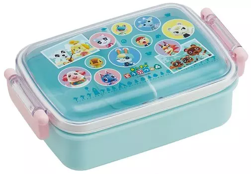 Skater Bento Box 450 мл Animal Crossing антибактериальное средство для детей Сделано в Японии RBF3ANAG-A