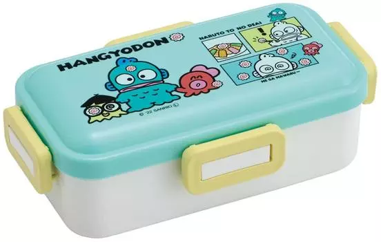 Skater Bento Box 530 мл антибактериальная пушистая крышка-купол для женщин сделано в Японии Sanrio Hangyodon Comic PFLB6AG