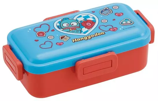 Skater Bento Box 530 мл антибактериальная пушистая крышка-купол для женщин сделано в Японии Sanrio Hangyodon Party PFLB6AG-A