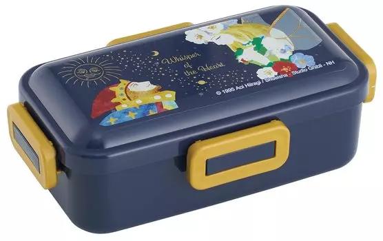 Skater Bento Box 530ml Antibacterial Fluffy Dome Lid For Women Made in Japan Ghibli Listen to It PFLB6AG