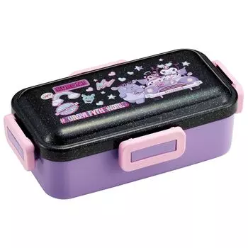 Skater Bento Box 530ml Antibacterial Fluffy Dome Lid For Women Made in Japan Sanrio Kuromi Wonder Journey Girls PFLB6AG