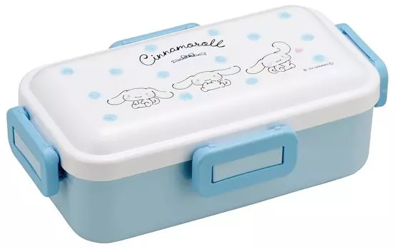 Skater Bento Box 530ml Antibacterial Fluffy Dome Lid For Women Made in Japan Sanrio Cinnamoroll Watercolor Cosmetics PFLB6AG